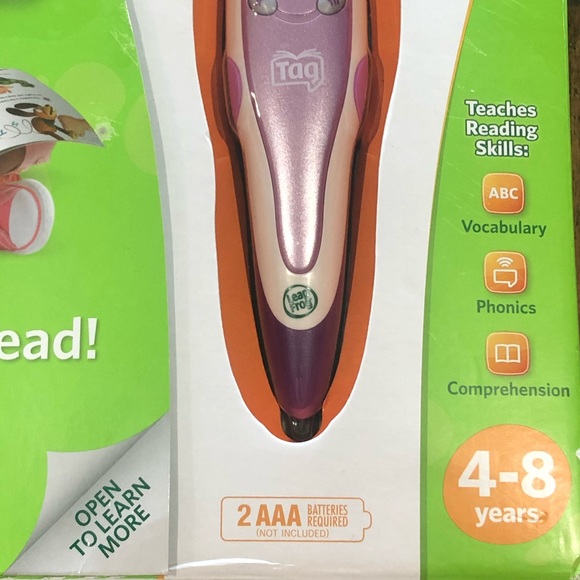 LeapFrog Tag Reading System Purple Stylus Pen with Activity Book New in Box NIB - Picture 7 of 9
